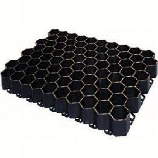 Решетка газонная Gidrolica Eco Standart РГ-70.40.3,2 - пластиковая черная в Киров